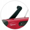 Radio FM outdoorowe SOLARNE survivalowe DYNAMO latarka SYRENA SOS 2000 mAh