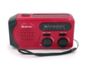 Radio FM outdoorowe SOLARNE survivalowe DYNAMO latarka SYRENA SOS 2000 mAh