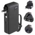 Powerbank PODRÓŻNY 10000 mAh ADAPTER dla UE GB AU Li-Ion USB-C VOLTCRAFT