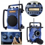 Radio BUDOWLANE FM AM na budowę przenośne AUX ODPORNE schowek na przewód