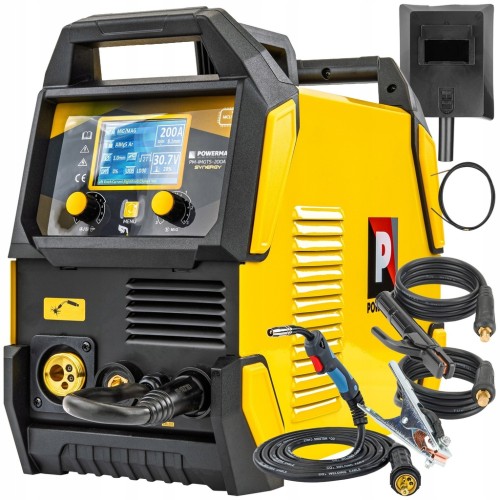 SPAWARKA INWERTEROWA MIGOMAT MIG MAG MMA TIG LIFT 200A IGBT ALUMINIUM CU