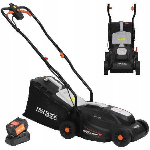 Kosiarka AKUMULATOROWA 21V 4Ah kosz 32L REGULACJA wysokości 25 - 65 mm