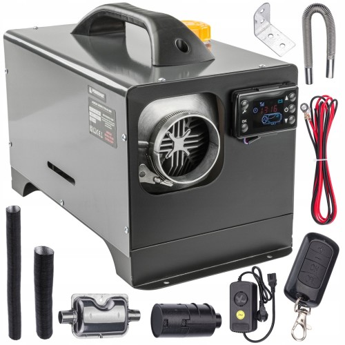 NAGRZEWNICA SPALINOWA WEBASTO 12kW GRZEJNIK POSTOJOWY POWERMAT TŁUMIK PILOT