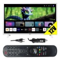 Biały telewizor LG smart tv WiFi BT webOS LED FHD 32'' Netflix YouTube 12V