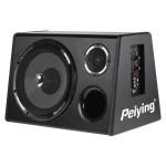 Tuba samochodowa subwoofer głośnik 25cm wzmacniacz 200W Peiying