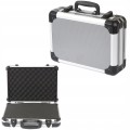 Walizka uniwersalna narzędziowa aluminiowa z wkładką piankową zamek u-lock