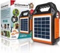 Powerbank solarny ładowarka 10000mAh radio FM survivalowe głośnik latarka