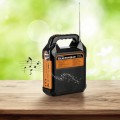 Powerbank solarny ładowarka 10000mAh radio FM survivalowe głośnik latarka
