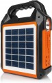 Powerbank solarny ładowarka 10000mAh radio FM survivalowe głośnik latarka