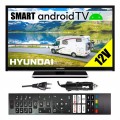 Telewizor do KAMPERA SMART Android TV WiFi BT HYUNDAI 24 cale HD APLIKACJE 12V