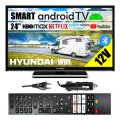 Telewizor samochodowy smart TV Android WiFi BT Hyundai 24'' HD aplikacje 12V