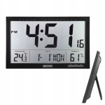 Zegar ścienny stojący AUTOMATYCZNY sterowany radiowo DCF77 temperatura DATA