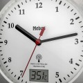 Zegar ścienny AUTOMATYCZNY radiowy DCF77 termometr ODPORNY NA WILGOĆ