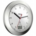 Zegar ścienny AUTOMATYCZNY radiowy DCF77 termometr ODPORNY NA WILGOĆ