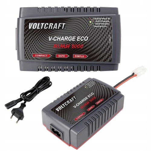 Ładowarka MODELARSKA do akumulatorów NiMH NiCd 25W 2A Plug & Play VOLTCRAFT