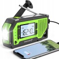 Radio SURVIVALOWE SOLARNE FM 4w1 na baterie na DYNAMO SOS POWERBANK LATARKA