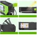 Radio SURVIVALOWE SOLARNE FM 4w1 na baterie na DYNAMO SOS POWERBANK LATARKA
