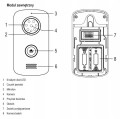 Wideodomofon BEZPRZEWODOWY dzwonek akumulatorowy KAMERA Sygonix
