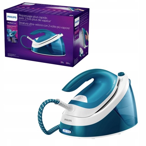 Stacja parowa ŻELAZKO steamer PAROWNICA ubrań GENERATOR PARY 2400 W Philips