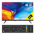 Telewizor do KAMPERA BUSA TIRA AUTA samochodowy 12V 230V 24'' HD USB HDMI