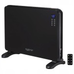 Grzejnik elektryczny konwektor podłogowy ścienny szklany mocny 1500W pilot