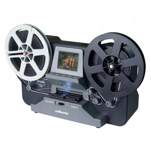 Skaner filmów super 8 normal 8 szpul DIGITALIZACJA konwerter MP4 Reflecta