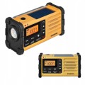 Radio SOLARNE survivalowe outdoorowe FM AM AWARYJNE latarka DYNAMO sos