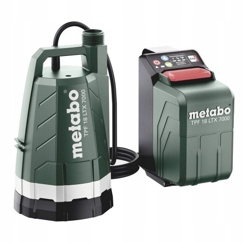 Pompa do wody AKUMULATOROWA głębinowa ZATAPIALNA Metabo 7000 l/h