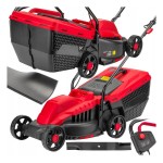 KOSIARKA elektryczna do TRAWY 2200W nóż 32cm lekka duży KOSZ 30L