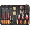 Zestaw narzędzi TOOLCRAFT dla elektryków VDE 50 elementów MULTIMETR wkrętak