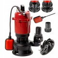 Pompa ZATAPIALNA głębinowa ZANURZENIOWA 750W ROZDRABNIACZ 18000 l/h pływak