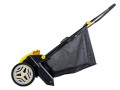 Zbieracz do LIŚCI TRAWY 53 cm ręczny KOSZ 100L ZAMIATARKA REG WYSOKOŚCI