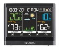 STACJA POGODY HYUNDAI Pogodowa Termometr Higrometr Prognoza Pogody Czujnik