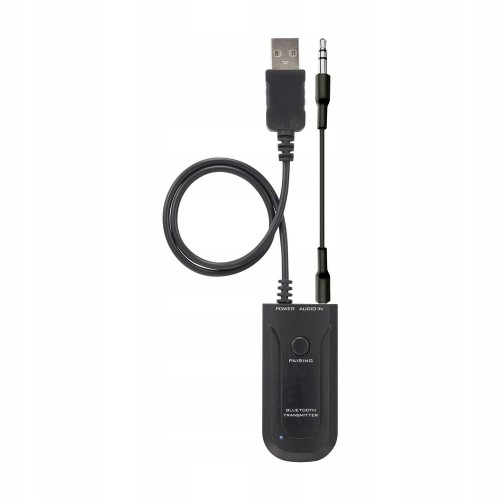 Nadajnik TRANSMITER adapter Bluetooth audio Jack 3.5 mm technologia AptX