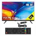 Telewizor do kampera busa tira auta samochodowy 12V 230V 24'' HD USB HDMI