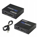 Splitter HDMI rozgałęziacz sygnału rozdzielacz rozdzielczość wideo do 4K