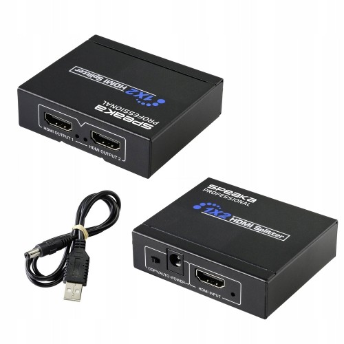 Rozdzielacz wideo 4K Splitter HDMI rozgałęźnik sygnału wideo do 4K