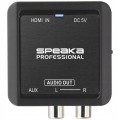 Konwerter ADAPTER przejściówka HDMI na RCA cinch JACK 3.5mm AUDIO SpeaKa