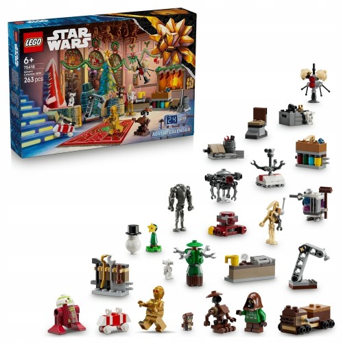 Kalendarz adwentowy LEGO Star Wars minifigurki 263 elementy zestaw figurek