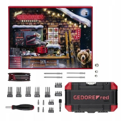 Kalendarz adwentowy zestaw narzędzia GEDORE red 51 częściowy