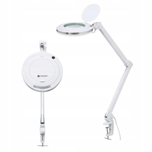 Lupa z oświetleniem powiększenie soczewka 3x zoom 60 diod LED regulowana