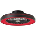 Lampa sufitowa LED RGB 48,5 cm 40W z wiatrakiem PILOT 4700 lm WENTYLATOR