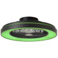 Lampa sufitowa LED RGB 48,5 cm 40W z wiatrakiem PILOT 4700 lm WENTYLATOR