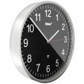 Zegar ścienny sterowany radiowo metalowy 30 cm auto czas DCF77