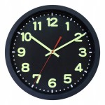 Zegar ścienny sterowany radiowo 30 cm auto czas DCF77 widoczny w nocy