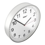 Zegar ścienny sterowany radiowo metalowy 30 cm auto czas DCF77