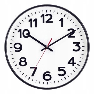 Zegar ścienny sterowany radiowo 30 cm auto czas DCF77