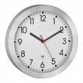 Zegar ścienny sterowany radiowo aluminiowy 25 cm auto czas DCF77