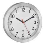 Zegar ścienny sterowany radiowo aluminiowy 25 cm auto czas DCF77