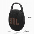 Głośnik przenośny BEZPRZEWODOWY Bluetooth WODOODPORNY JBL Clip 5